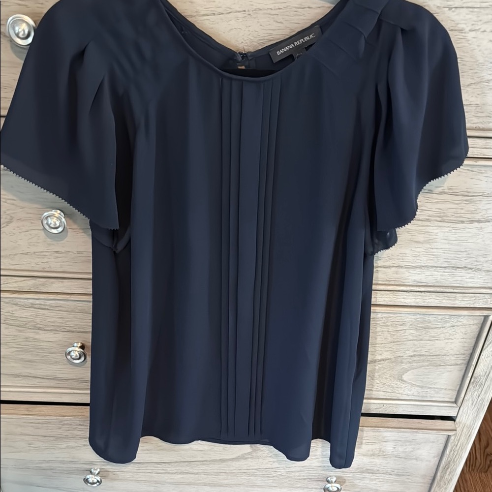 Banana Republic Dark Blue Blouse